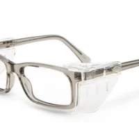 Armourx 5001P grey plastic safety glasses with side shields