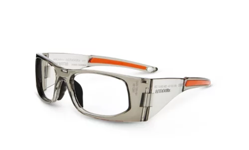 Armourx 6002 grey plastic safety glasses with side shields