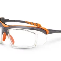 Armourx 6008 grey plastic safety glasses with side shields