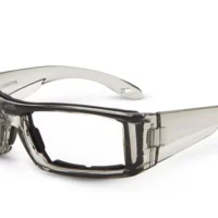 Armourx 6009 grey plastic safety glasses with side shields