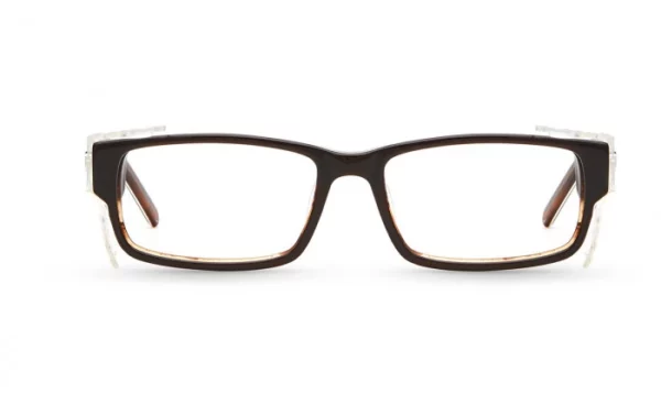 Armourx 7002P brown plastic safety glasses with side shields