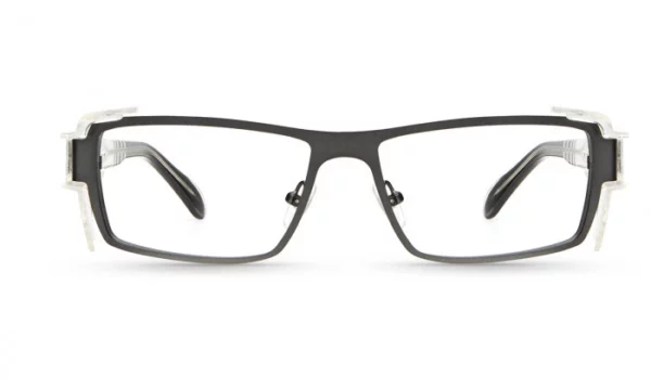 Armourx 7015P grey metal safety glasses with side shields